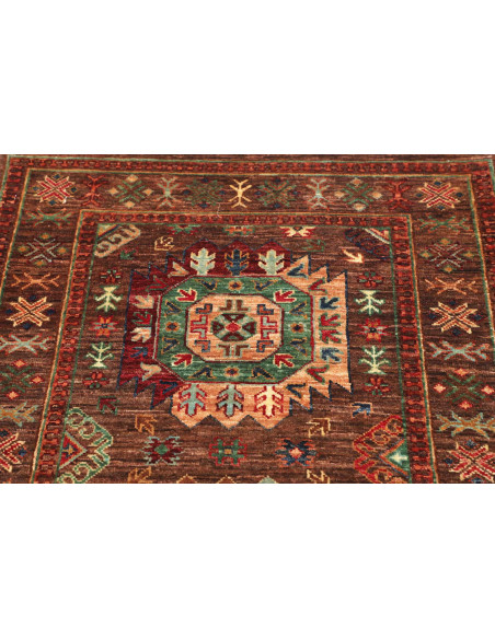 Rug Samarkand Pakistan 83x278 Rust Brown Teal G