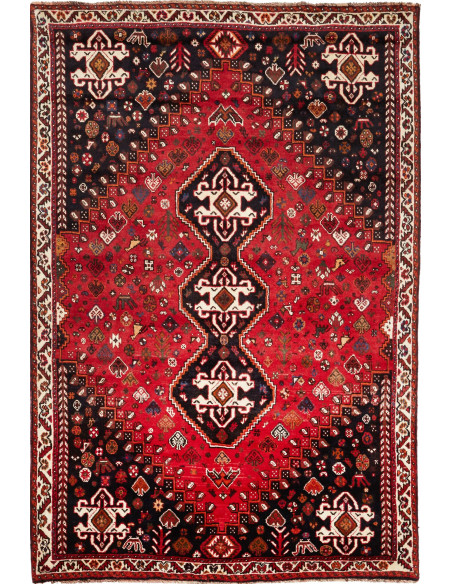 Shiraz 175x262 Cm Shiraz, Persia, Hand-carded Wool warp: