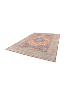 Rug Mamlouk Pakistan 276x356 Dusty Blue Ochre 2