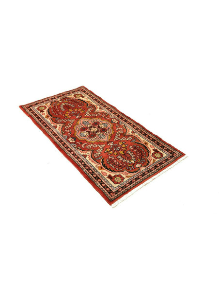 Rug Hamadan Persia brown grey 72x138