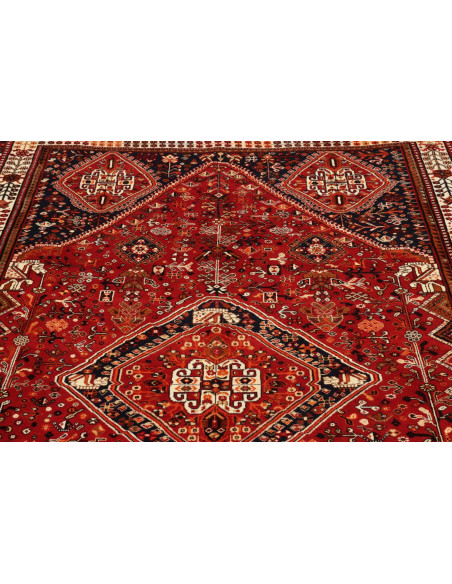 Shiraz 160x258 Cm Shiraz Persia Hand-carded Wool warp: