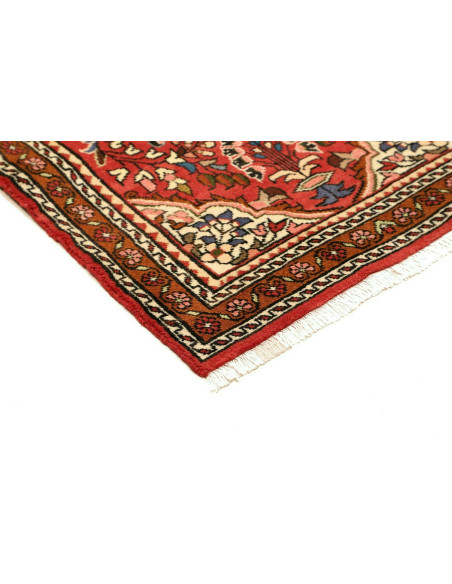 Rug Hamadan Persia brown yellow 74x133