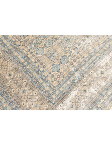 Tappeto Mamlouk Pakistan 248x343 Beige Blu Polv