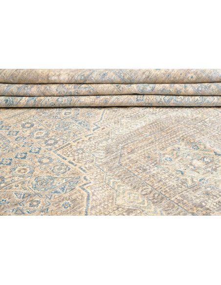 Tappeto Mamlouk Pakistan 248x343 Beige Blu Polv
