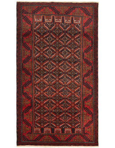 Baluch 100x182 Cm Baluch, Persia, Lana Cardata A Mano