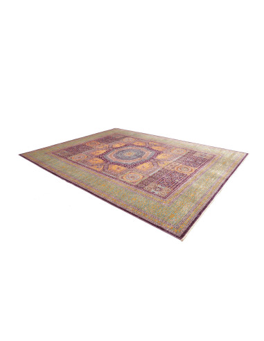 Rug Mamlouk Pakistan 277x350 Teal Purple