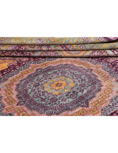 Rug Mamlouk Pakistan 277x350 Teal Purple