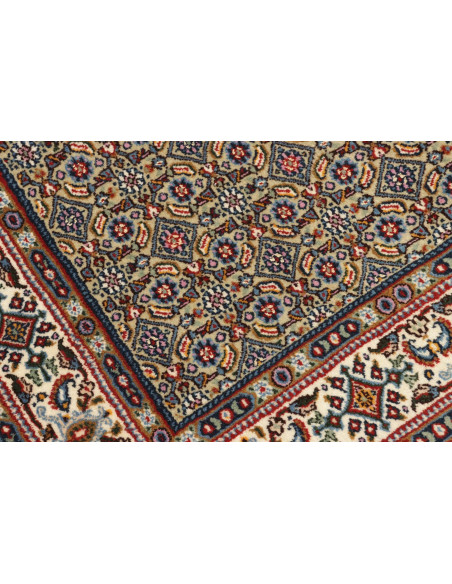 Moud 78x198 Cm Moud Persia Lana Cardata A Mano Cotone