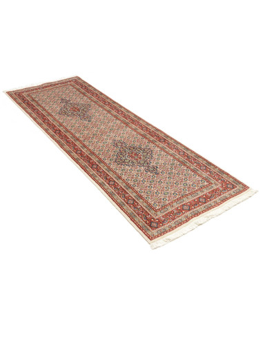 Moud 76x235 Cm Moud, Persia, Hand-carded Wool warp: