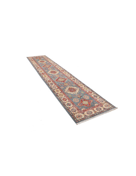 Kazak 89x393 Cm Kazak Afghanistan Hand-carded Wool cotton