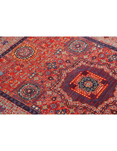 Rug Mamlouk Pakistan 103x147 Red Blue
