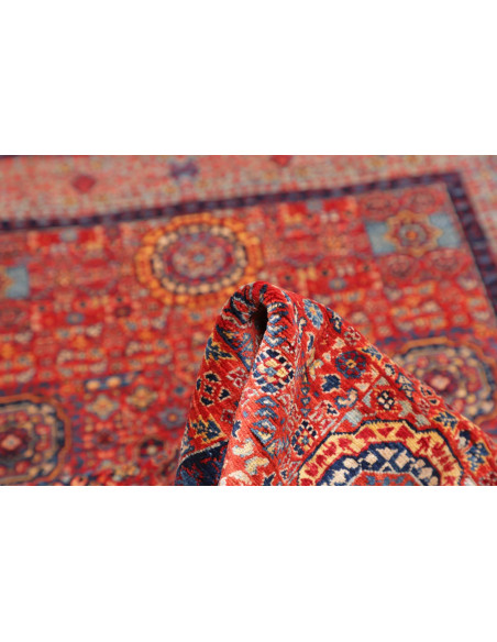 Rug Mamlouk Pakistan 103x147 Red Blue