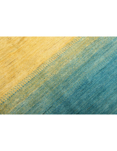 Rug Shayan Pakistan blue brown 199x292