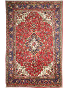 Tabriz 194x297 Cm Tabriz, Persia, Lana Cardata A Mano