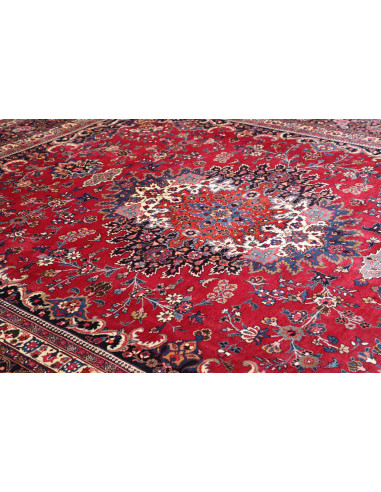 Mashad 318x408 Cm Mashad, Persia, Hand-carded Wool warp: