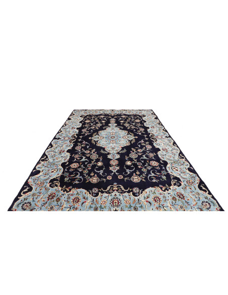 Hand Made Rug Kashmar Persia 216x322 Navy Blue