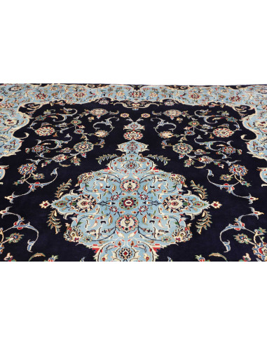 Hand Made Rug Kashmar Persia 216x322 Navy Blue
