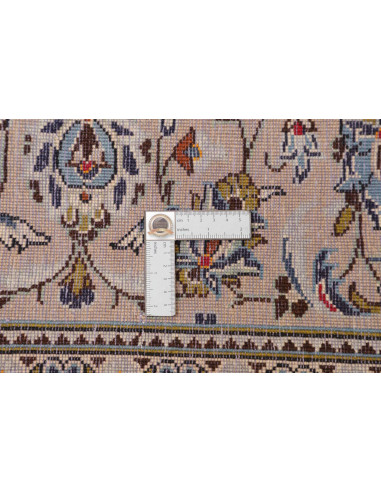 Hand Made Rug Kashan Persia 198x310 Ivory Blue