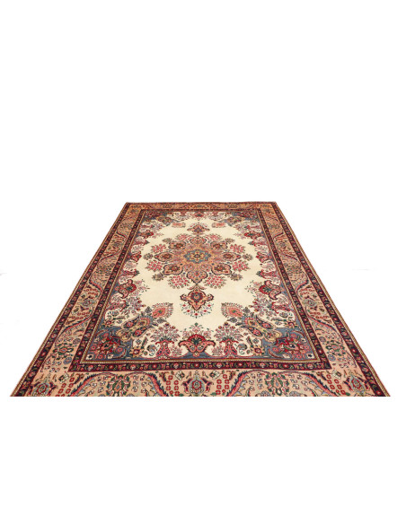 Tappeto Originale Tabriz Persia 198x304 Crema R