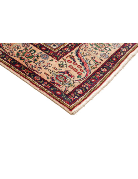 Hand Made Rug Tabriz Persia 198x304 Cream Red