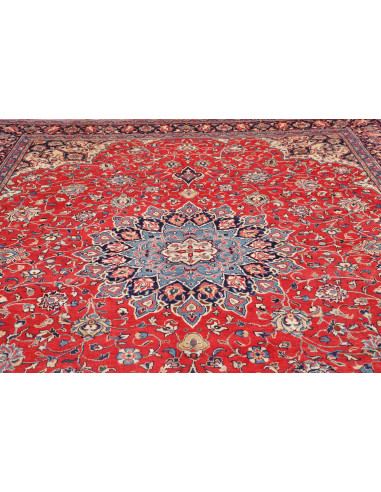 Sarough 303x398 Cm Sarough, Persia, Lana Cardata A Mano