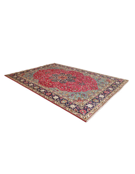 Tabriz 250x343 Cm Tabriz, Persia, Hand-carded Wool warp: