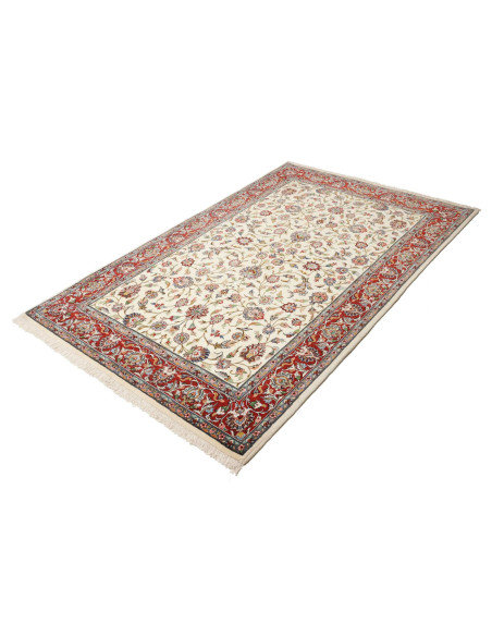 Rug Ilaam Persia white maroon 133x213