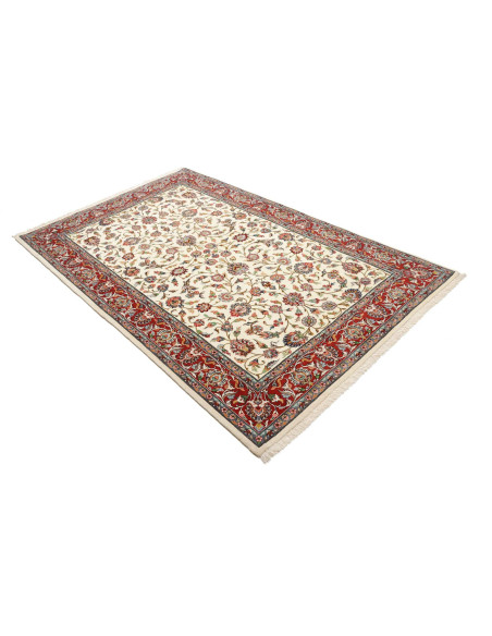 Rug Ilaam Persia white maroon 133x213