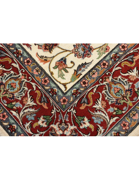 Rug Ilaam Persia white maroon 133x213