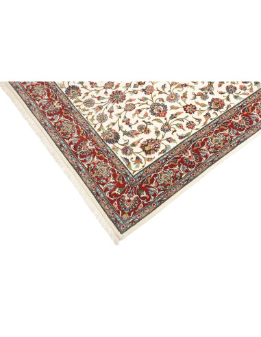 Rug Ilaam Persia white maroon 133x213