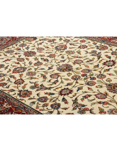 Rug Ilaam Persia white maroon 133x213