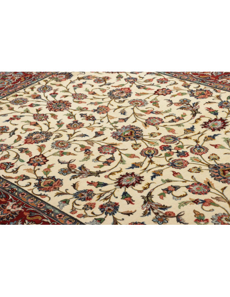 Rug Ilaam Persia white maroon 133x213