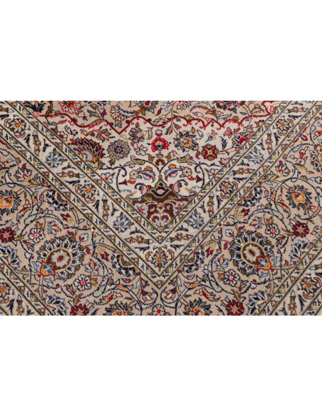 Kashan 302x418 Cm Kashan, Persia, Hand-carded Wool warp: