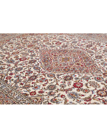 Kashan 302x418 Cm Kashan, Persia, Hand-carded Wool warp: