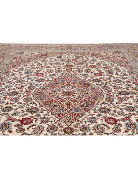 Kashan 302x418 Cm Kashan, Persia, Hand-carded Wool warp: