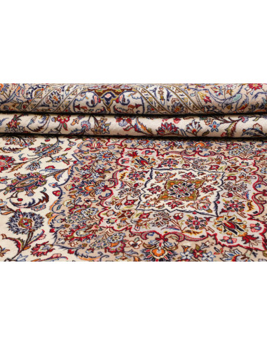 Kashan 302x418 Cm Kashan, Persia, Hand-carded Wool warp: