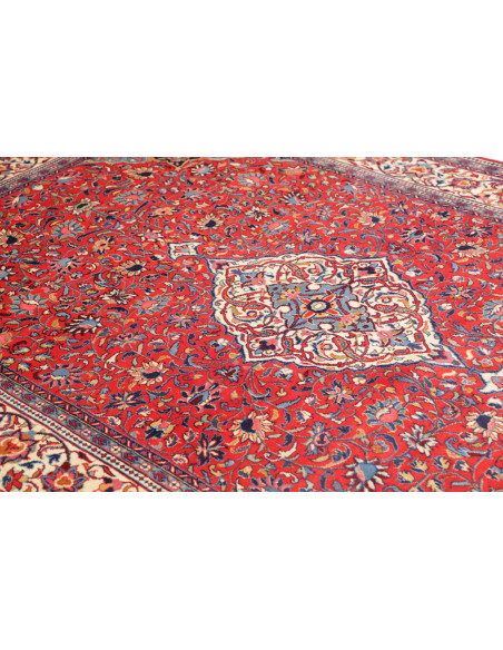 Tappeto Originale Sarough Persia 197x298 Rosso