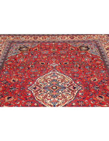 Tappeto Originale Sarough Persia 197x298 Rosso