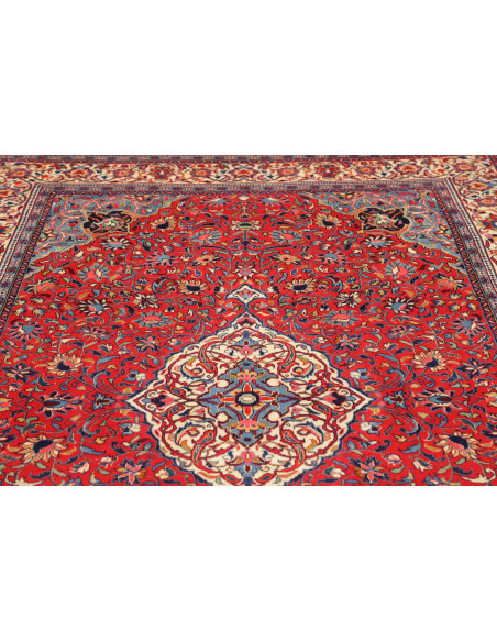 Tappeto Originale Sarough Persia 197x298 Rosso