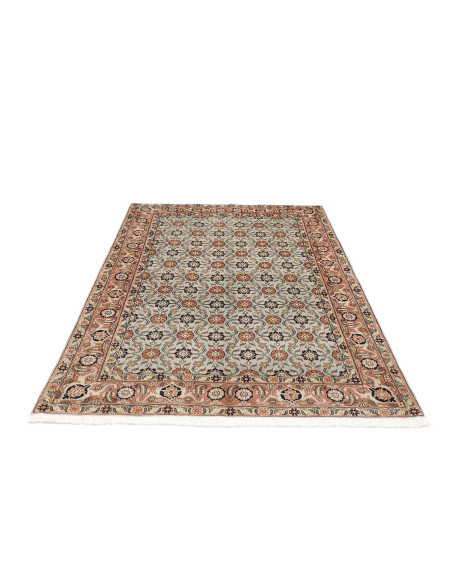 Tappeto Originale Varamin Persia 142x205 Azzurr