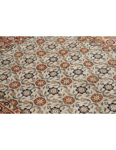 Tappeto Originale Varamin Persia 142x205 Azzurr