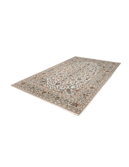 Tappeto Originale Kashan Persia 198x304 Crema B