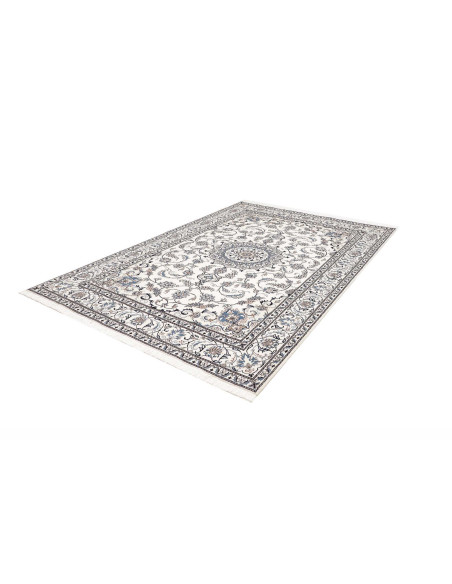 Hand Made Rug Nain Kashmar Persia 198x295 Cream