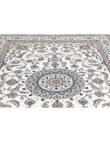 Hand Made Rug Nain Kashmar Persia 198x295 Cream