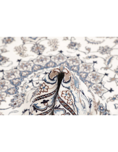 Hand Made Rug Nain Kashmar Persia 198x295 Cream