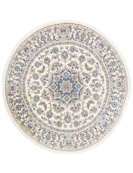 Hand Made Rug Nain Kashmar Persia 242x251 Ivory