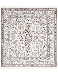 Hand Made Rug Nain Kashmar Persia 195x205 Cream