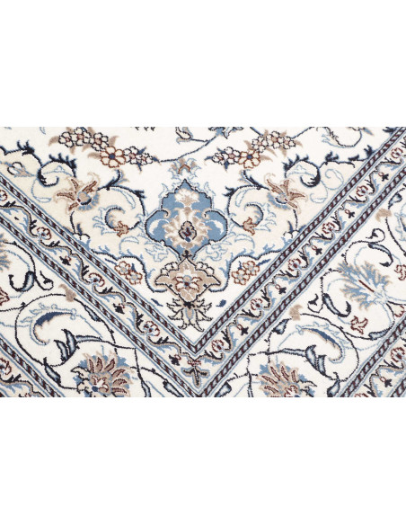 Hand Made Rug Nain Kashmar Persia 195x306 Cream