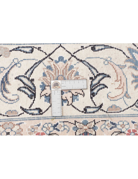 Hand Made Rug Nain Kashmar Persia 198x295 Ivory