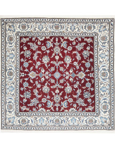Hand Made Rug Nain Kashmar Persia 200x200 Borde
